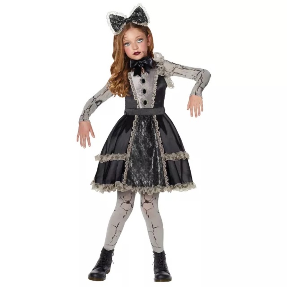 Broken doll Halloween costume *kids*
